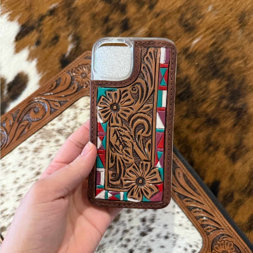 Handcrafted Leather iPhone 15 Case